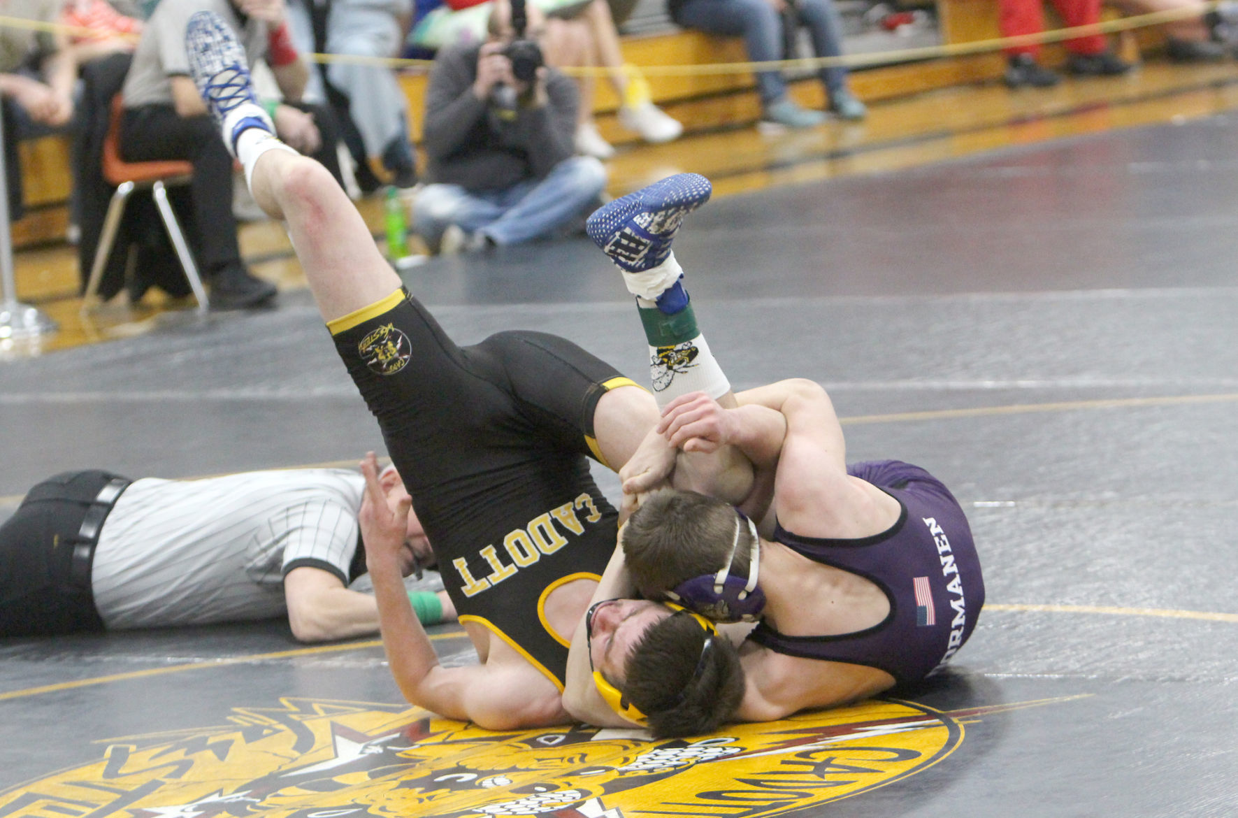 Division 3 wrestling regionals at Cadott 2-9-19